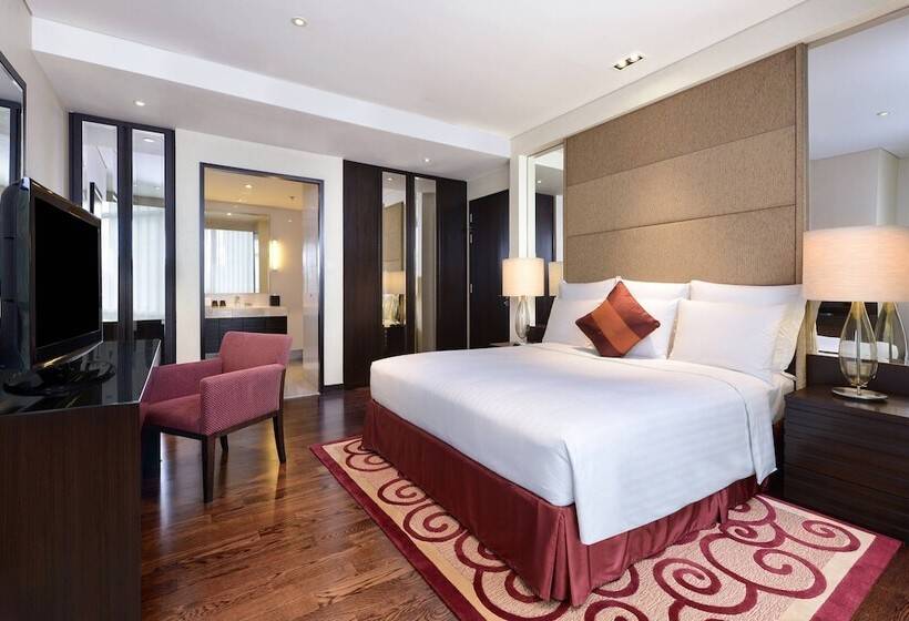 デラックススイートの3ベッドルーム, Sathorn Vista Bangkok Marriott Executive Apartments