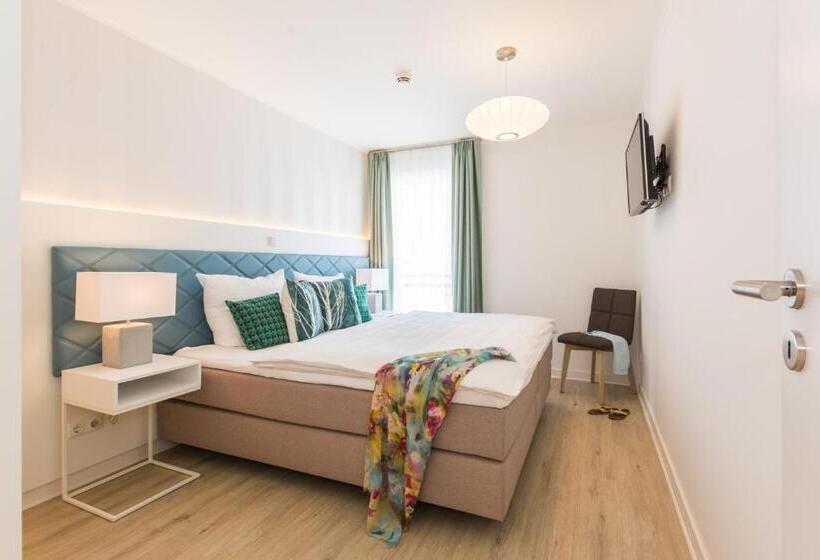 Апартаменты 1 Спальня с Балконом, Apartmenthaus Am Park