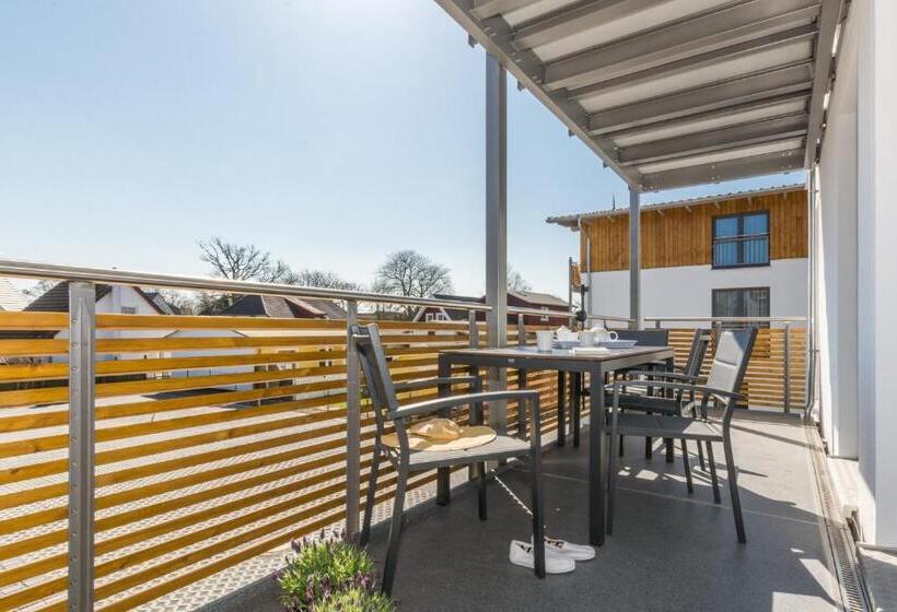 شقة غرفة نوم واحدة مزودة بشُرفة, Apartmenthaus Am Park