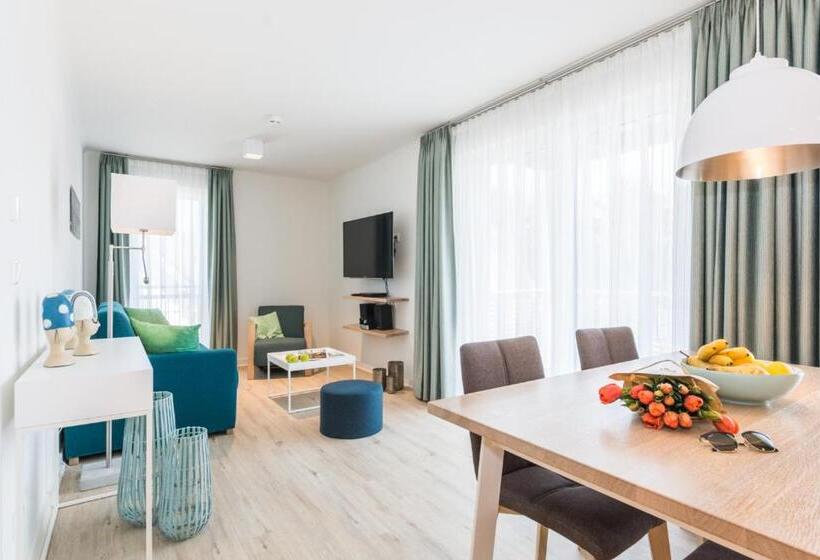 Апартаменты 1 Спальня Нижний Этаж, Apartmenthaus Am Park