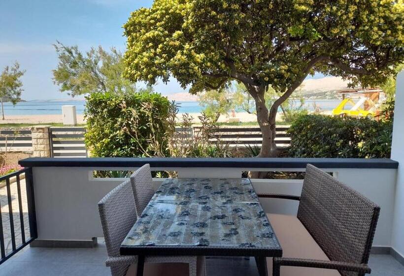 استودیوی استاندارد با چشم‌انداز دریا, Rooms & Apartments Kaurloto