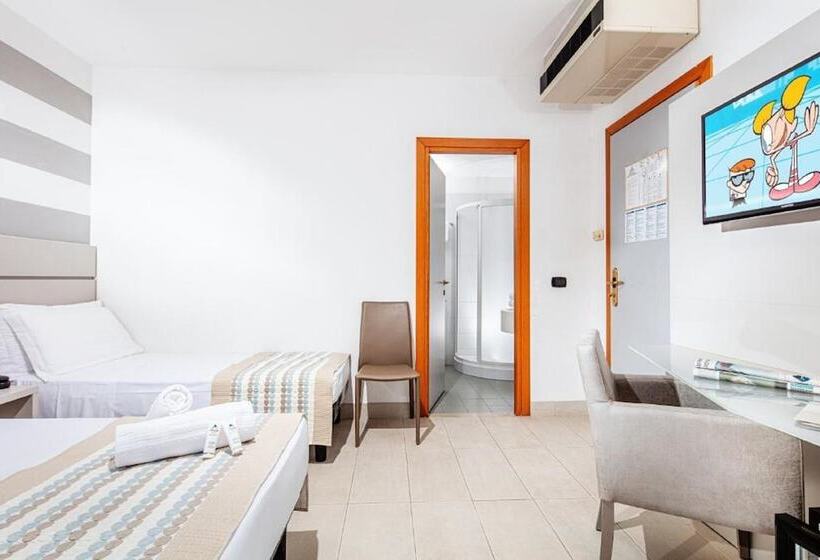 חדר בסיסי לשלושה, Helvetia