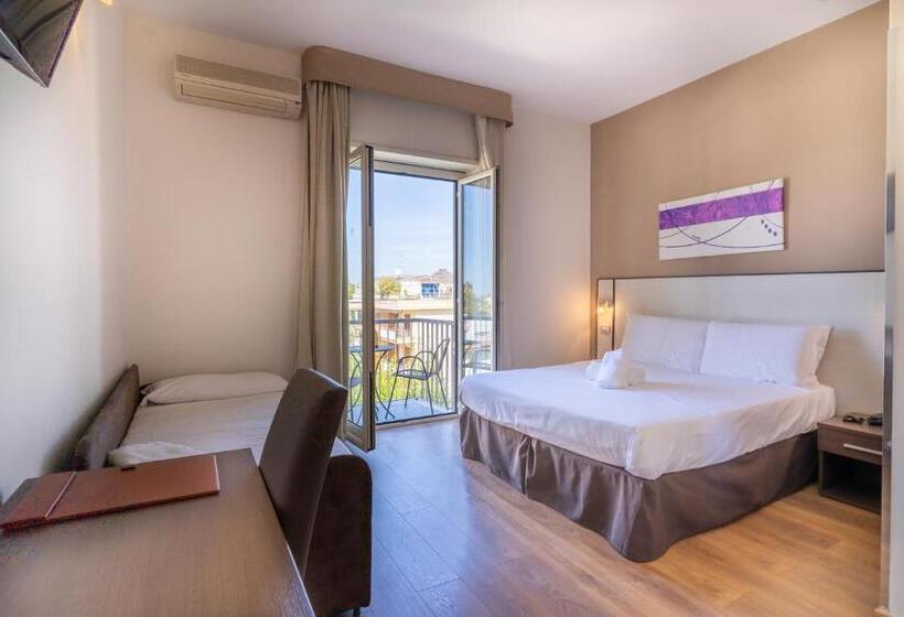 带景观的三人标准房间, La Pergola