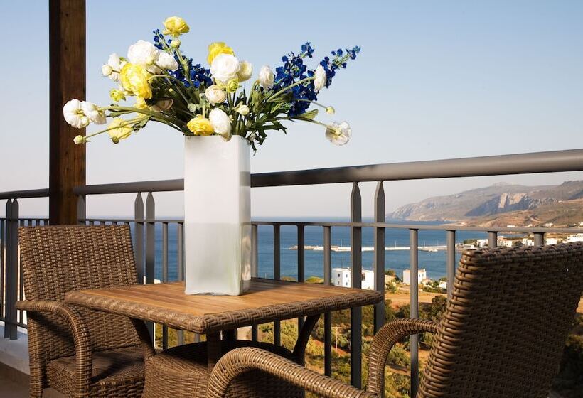 غرفة قياسية مطلّة علي البحر, Kythea Resort