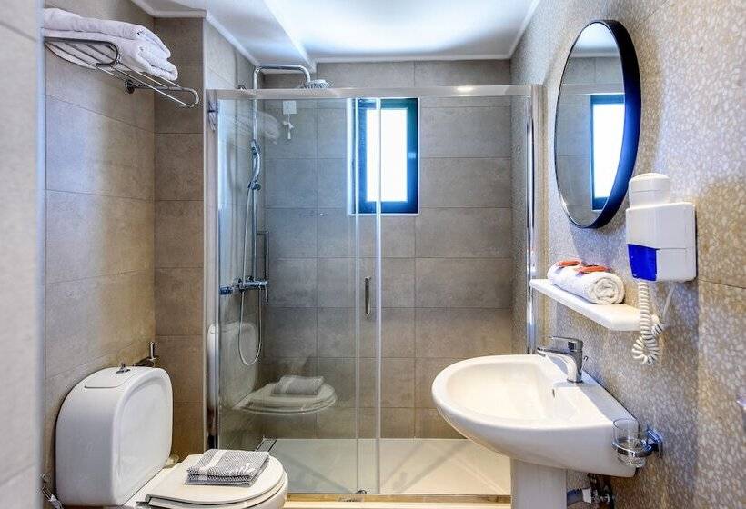 침실 1개 아파트 측면 바다 전망, Caldera Village