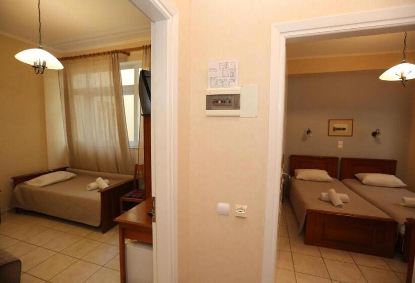 Economy Quadruple Room, Aigli Hotel Syros