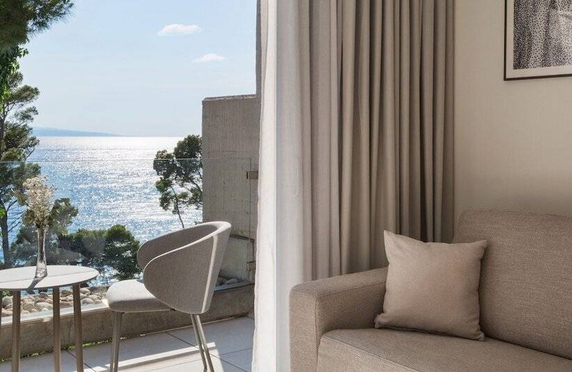수피리어 룸 측면 바다 전망, Bluesun Hotel Soline