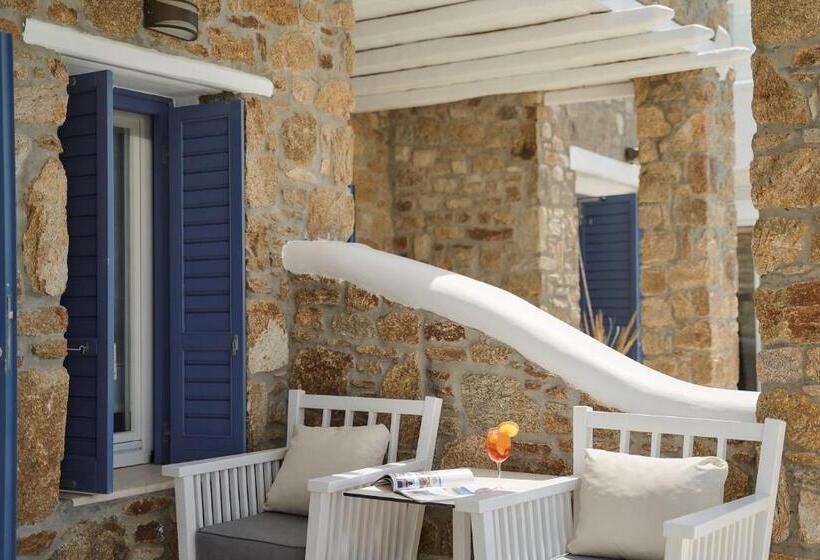 小型套房带泳池景, Arte & Mare Elia Luxury Suites And Villas