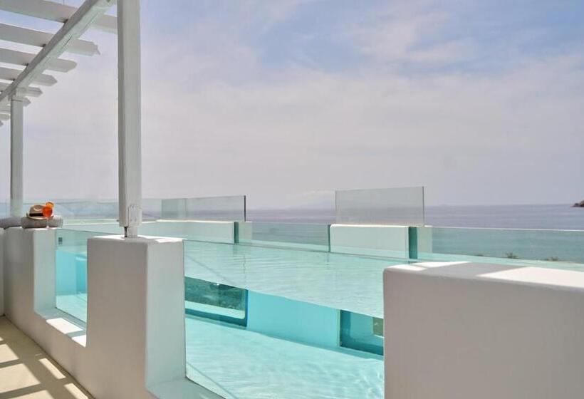 带海景的行政套房, Arte & Mare Elia Luxury Suites And Villas