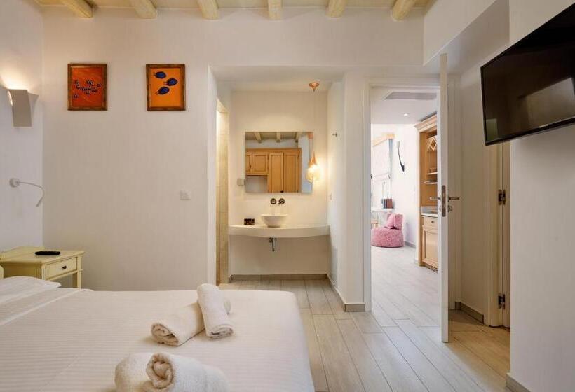 高级套房带海景, Arte & Mare Elia Luxury Suites And Villas