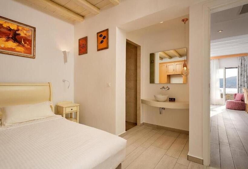 高级套房带海景, Arte & Mare Elia Luxury Suites And Villas