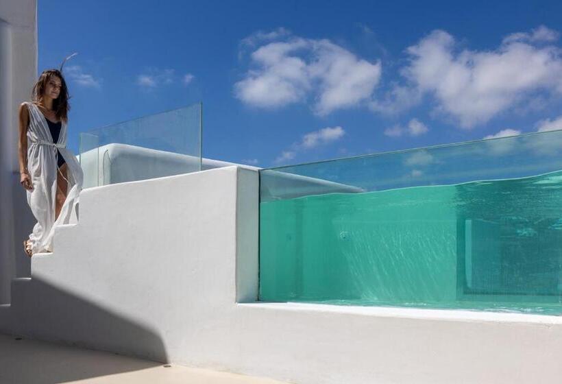 带海景的高级套房, Arte & Mare Elia Luxury Suites And Villas