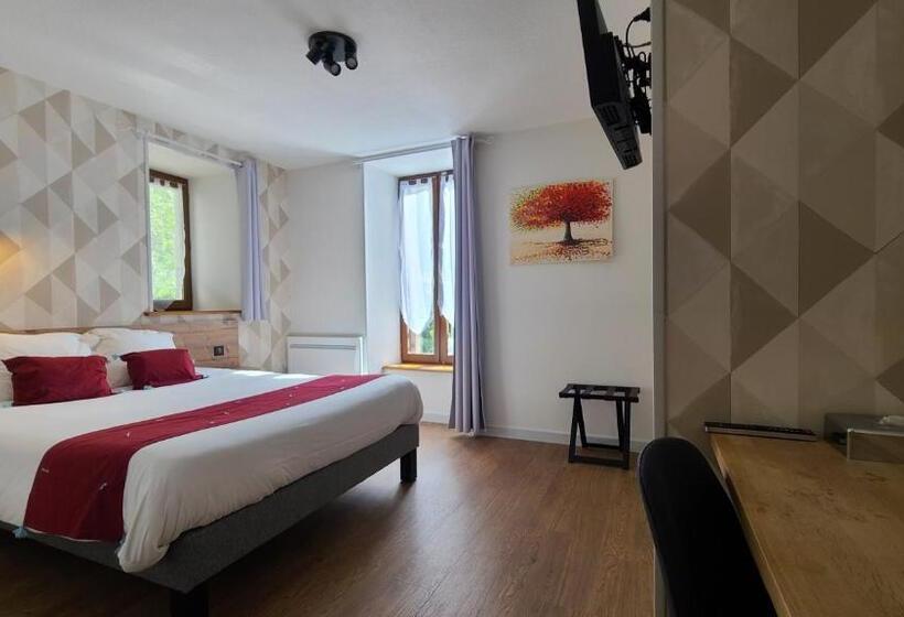 غرفة قياسية مطلّة علي الحديقة, Logis Hôtel Auberge De L Allagnonette