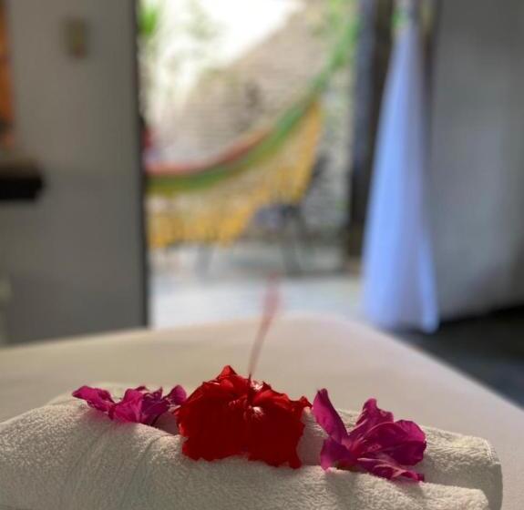 정원 전망 4인용 스탠다드 룸, Pousada Jardim Da Praia