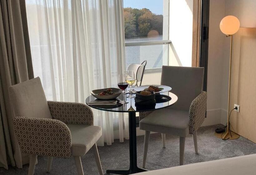 اتاق لوکس با چشم‌انداز دریاچه, Best Western Plus Hotel Les Rives Du Ter