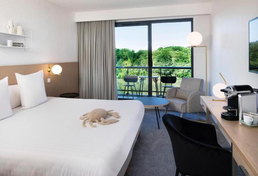 חדר דלוקס נוף לאגם, Best Western Plus Hotel Les Rives Du Ter