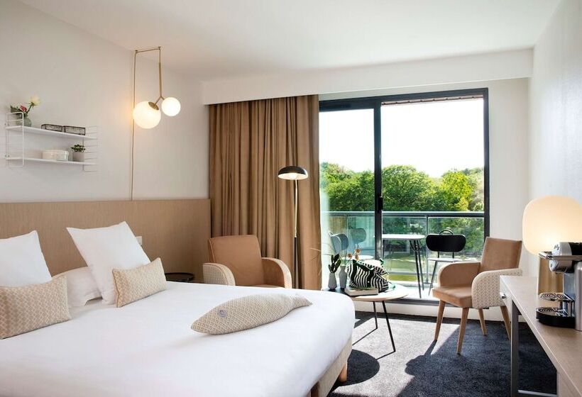 חדר דלוקס נוף לאגם, Best Western Plus Hotel Les Rives Du Ter