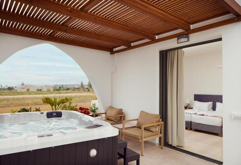 バスタブ付きスタンダードルーム, Amnissos Residence