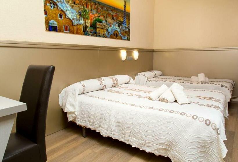 اتاق استاندارد سه نفره, Hostal Barcelona