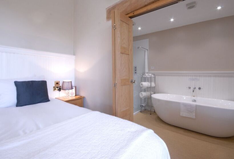 带大床的豪华间, Losehill House Hotel & Spa