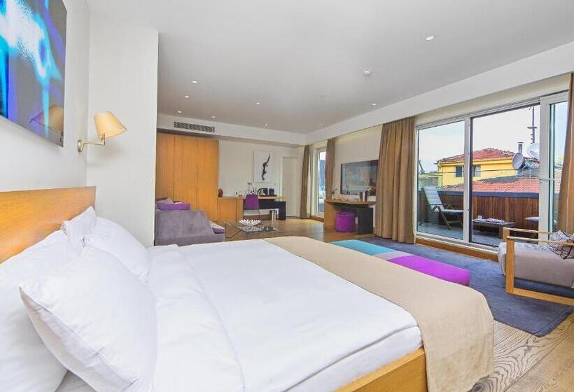 キングサイズベッドのスイートルーム, Misafir Suites 8 Istanbul