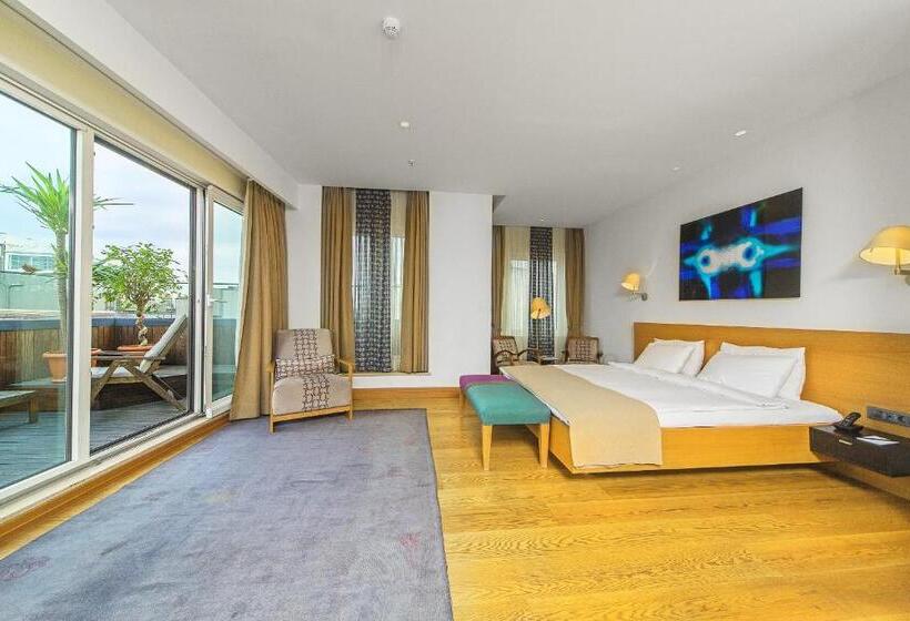 キングサイズベッドのスイートルーム, Misafir Suites 8 Istanbul