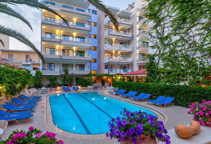 Апартаменты 1 Спальня Вид на Бассейн, Ilios Beach Hotel Apartments Adults Only