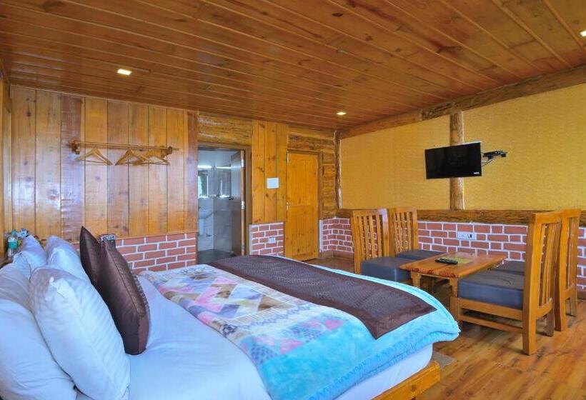 스탠다드 룸 킹사이즈 침대, La Riqueza Kanatal   Mountain View Rooms   Welcome New Year With Fresh Snowfall