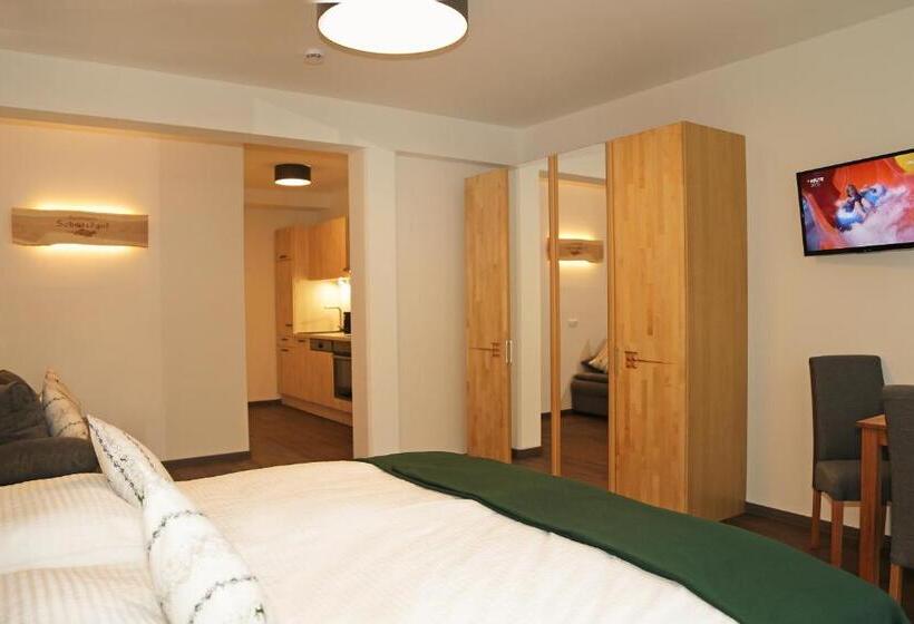 Апартаменты 1 Спальня с Террасой, Apartments Schmiedgut