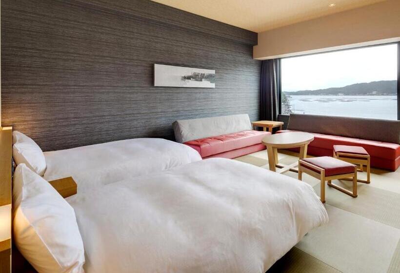 디럭스 룸 바다 전망, Grandvrio Hotel Miyajima Wakura   Route Inn Hotels