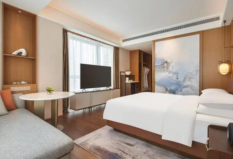キングサイズベッドのスタンダードルーム, Hyatt Regency Guangzhou Zengcheng