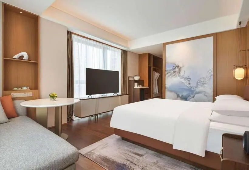 キングサイズベッドのスタンダードルーム, Hyatt Regency Guangzhou Zengcheng