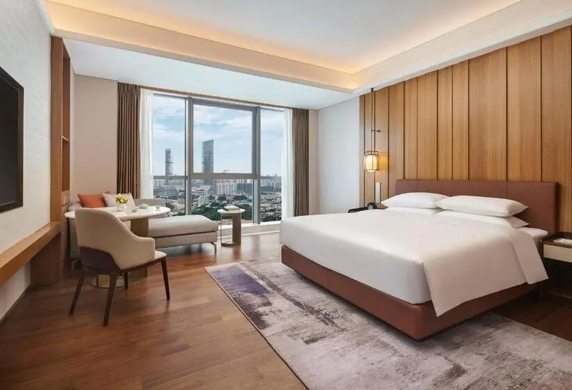 キングサイズベッドのクラブルーム, Hyatt Regency Guangzhou Zengcheng