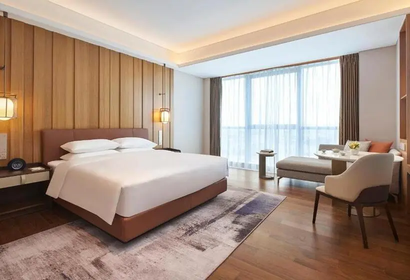 キングサイズベッドのクラブルーム, Hyatt Regency Guangzhou Zengcheng