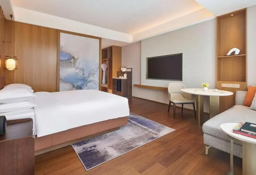 キングサイズベッドのスタンダードルーム, Hyatt Regency Guangzhou Zengcheng