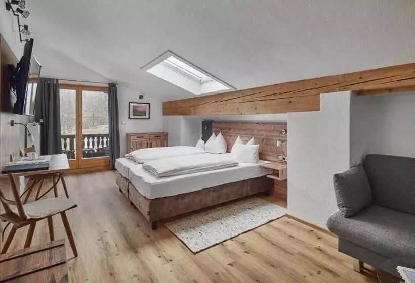 バルコニー付きスタンダードルーム, Aktivhotel & Gasthof Schmelz Ihr Urlaubs Hotel In Inzell Mit Wellness Hallenbad, Alpensauna & Dampfb