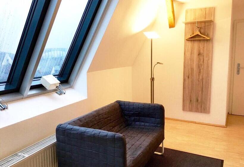 شقة دور أخير غرفة نوم واحدة, Altstadthotel Hayk Am Rhein