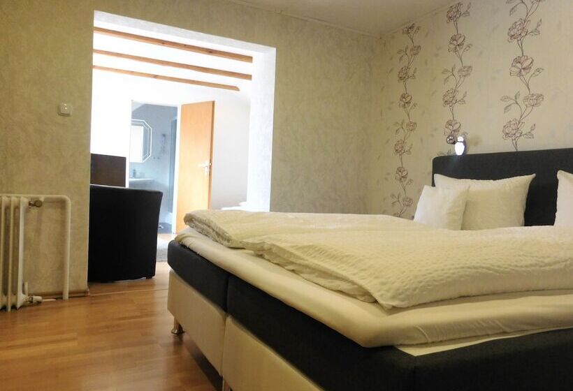 Standaard Driepersoonskamer, Pension Am Kurmittelhaus