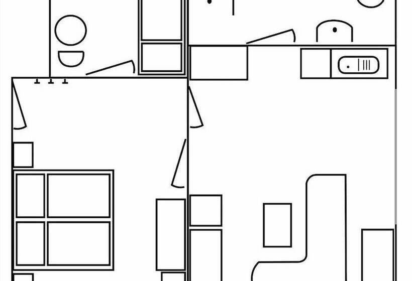 Семейное Студио, Panoramahotel Lilienstein