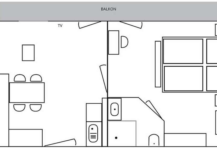 Студия Стандарт, Panoramahotel Lilienstein