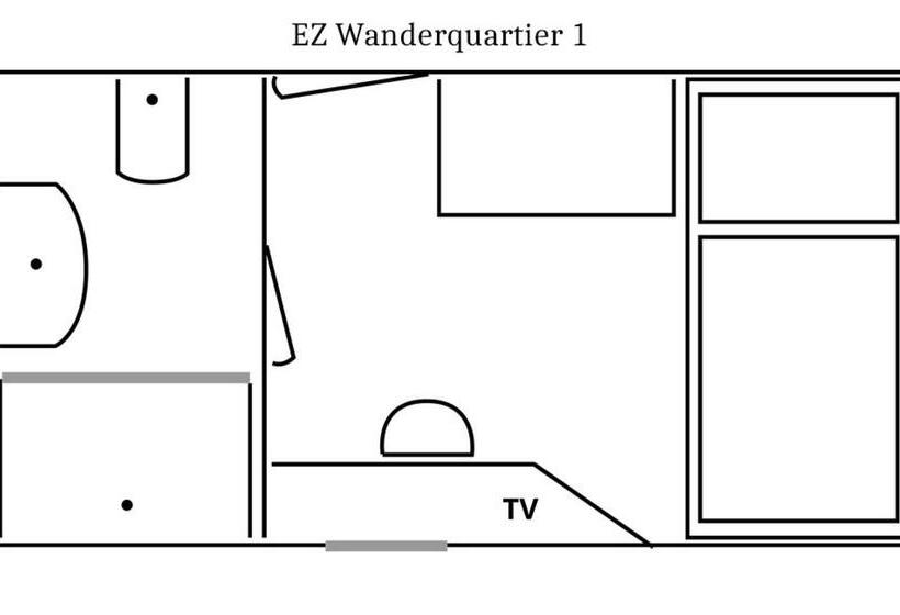 Одноместный Номер Basic, Panoramahotel Lilienstein