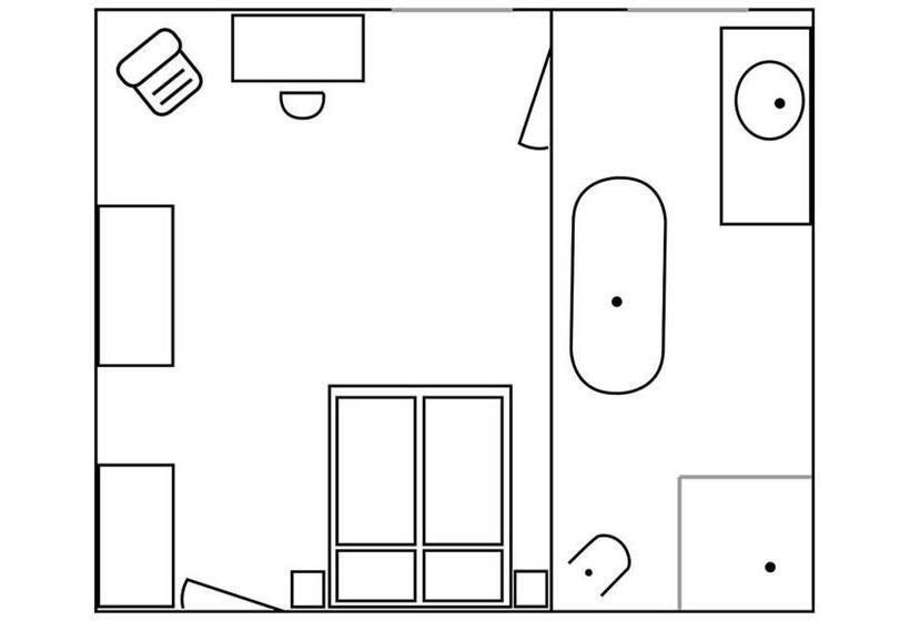 Номер Deluxe, Panoramahotel Lilienstein