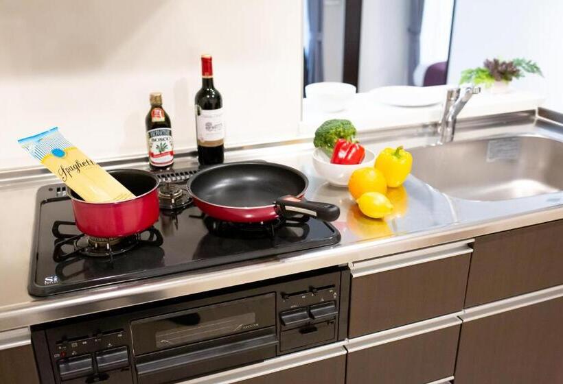 침실 1개 발코니 아파트, Bon Condominium Umeda