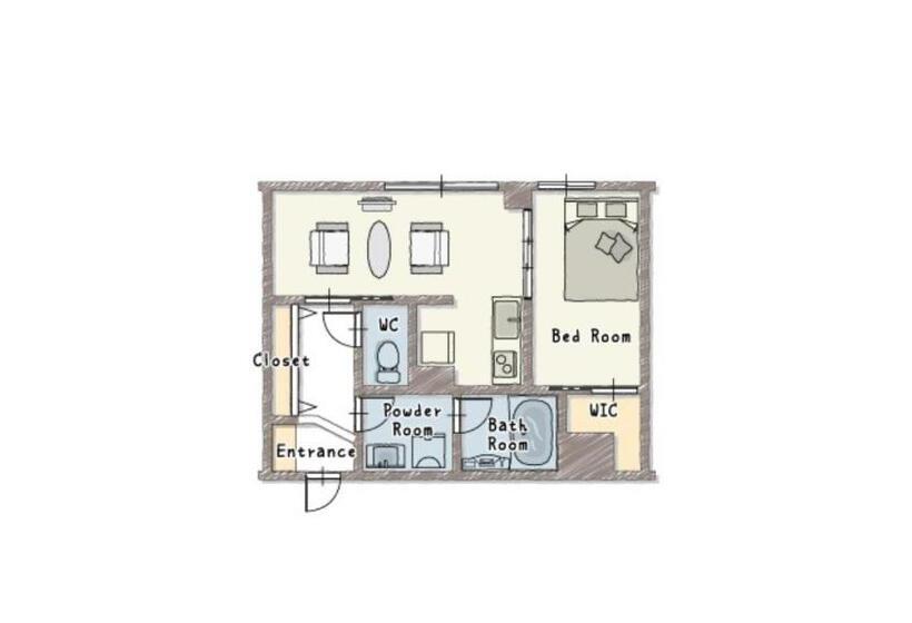 Apartamento 1 Dormitório, Bon Condominium Umeda