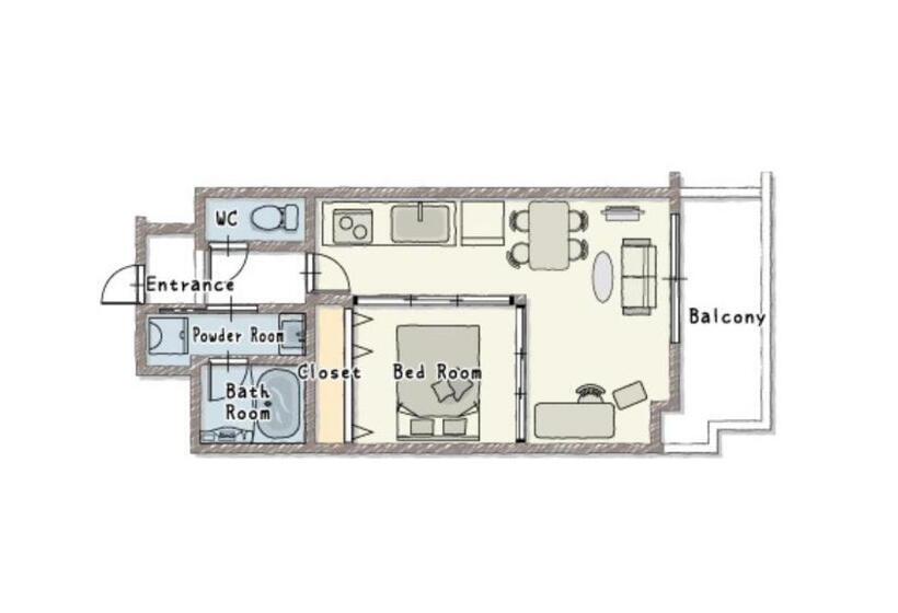 패밀리 룸, Bon Condominium Umeda