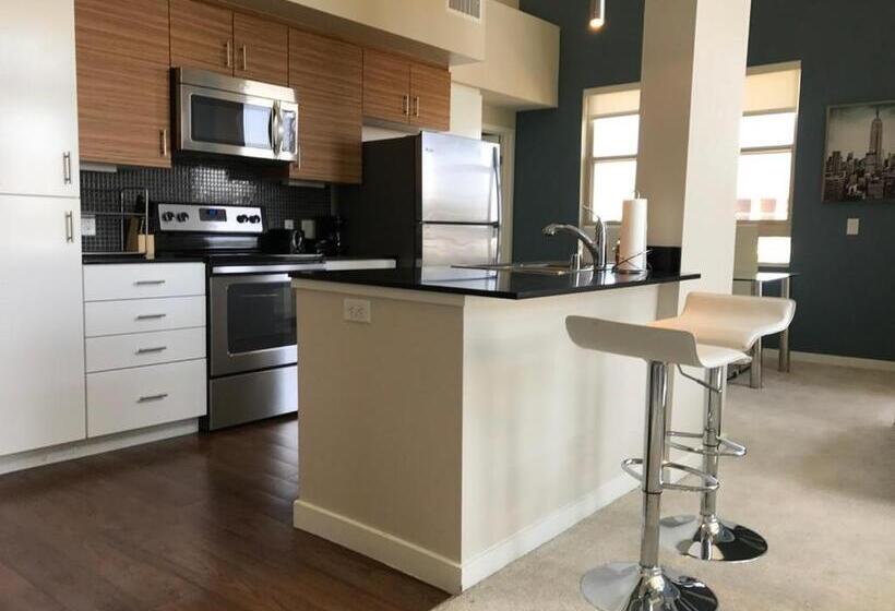 1침실 펜트하우스 아파트, Central Apartment