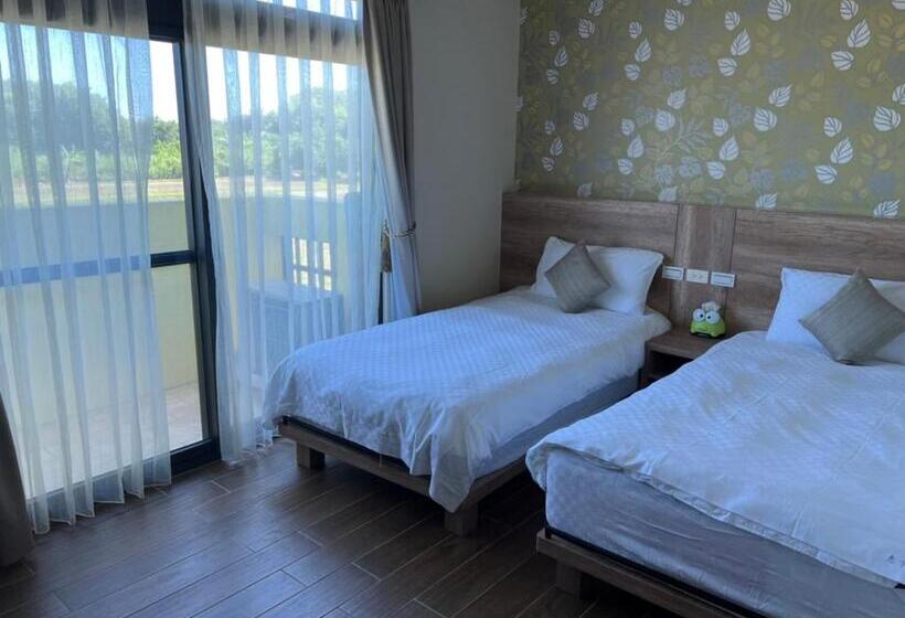 اتاق استاندارد با بالکن, 太魯閣惠宇民宿