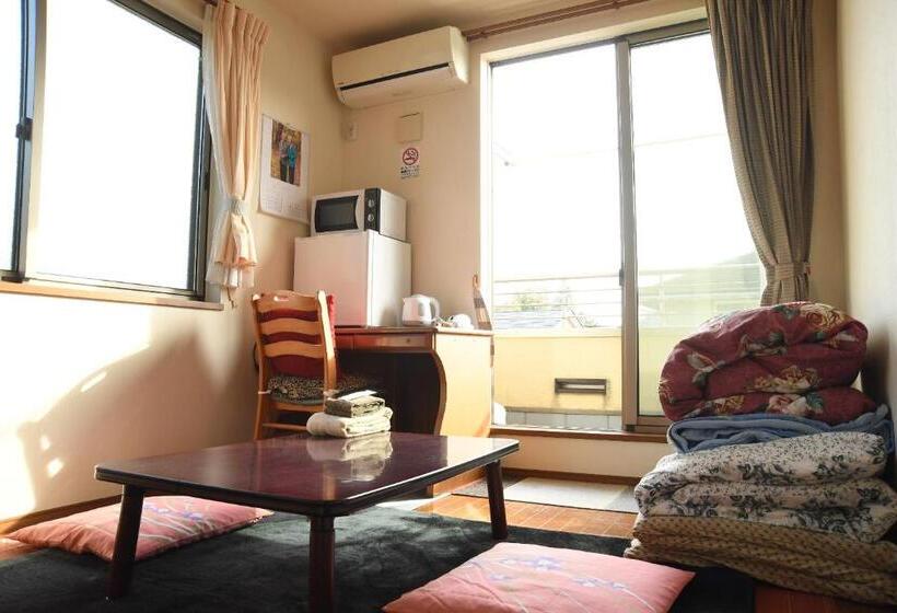 غرفة إقتصادية, ファミリー不向き!!素泊まり一棟貸切りではない個室の静かな方限定無料wifi