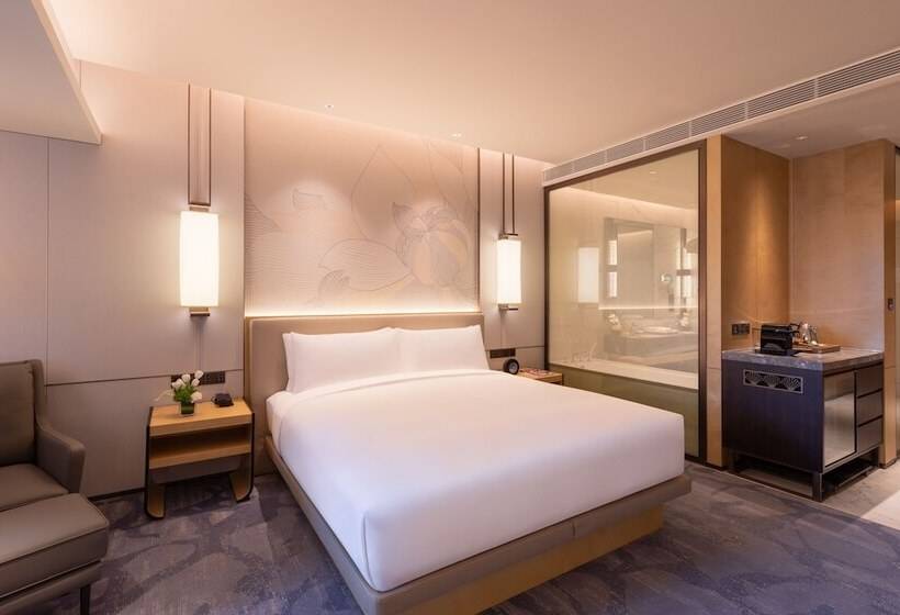 اتاق پریمیوم با چشم‌انداز باغ, Gran Melia Chengdu
