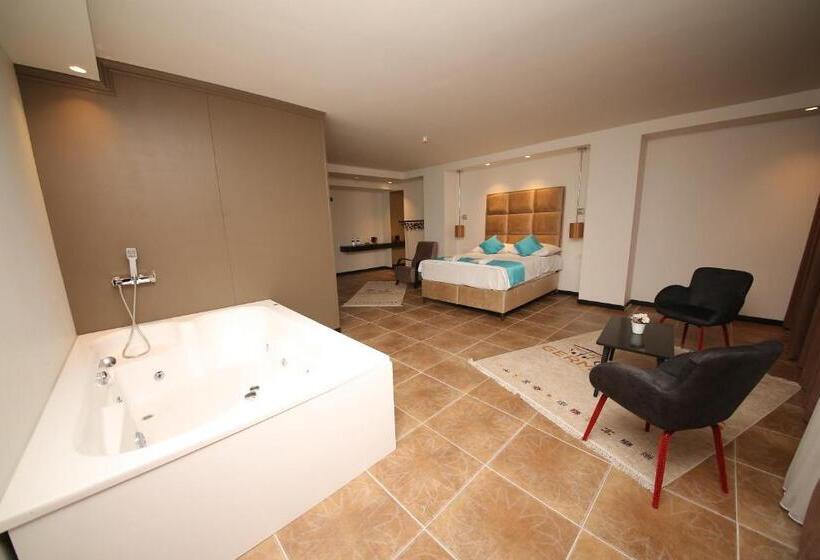 חדר דלוקס עם מיטת קינג, Safran Germi̇a Palas